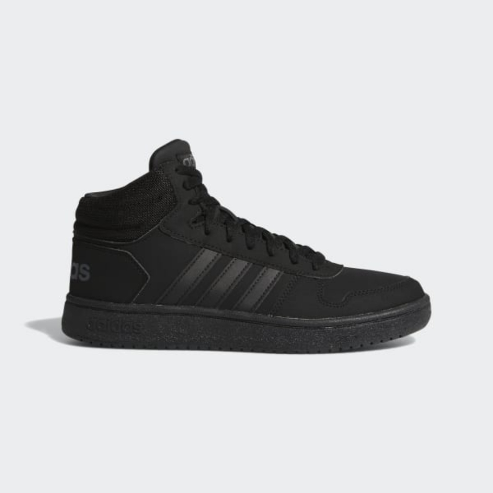 Adidas Men's Basketball Shoes Hoops 2.0 Mid - Black - Size 7.5 - FV7229